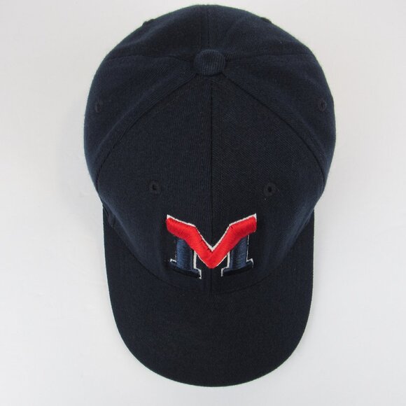 Lids Mustang Chargers Blue Embroidered M Men's Cap Fitted OSFA - Picture 8 of 14